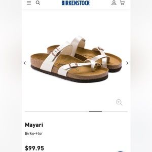 Birkenstock mayari Graceful pearl white